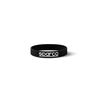 Sparco Italy Logo silicone wristband black