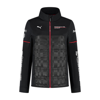 2025 Porsche Motorsport Ladies Team Hybrid Jacket Black