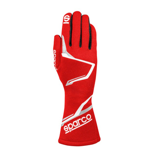 Sparco Italy LAND+ MY25 Rally Gloves Red (FIA Homologation)