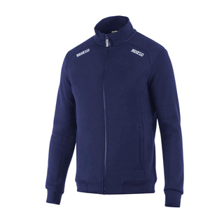 Sparco Italy Full Zip SL Mens Sweatshirt navy blue