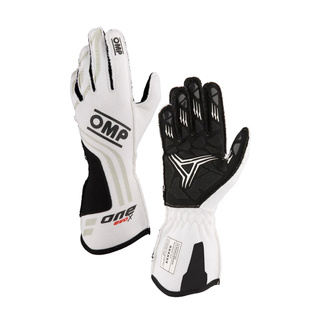 OMP Italy ONE EVO X MY24 Racing Gloves White (FIA)
