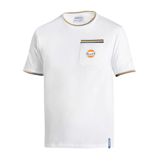 Men's Sparco GULF pocket white T-shirt