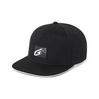 Toyota Gazoo Mens Logo Flat Brim Cap Black