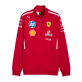 2025 Scuderia Ferrari F1 Men's Team Quarter-Zip Sweatshirt