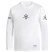 Sparco Maserati Corse Long Sleeve T-shirt White