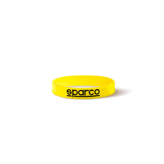 Sparco Italy Logo silicone wristband yellow