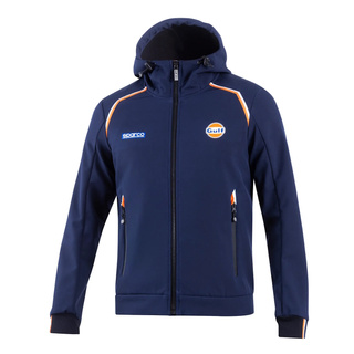 Sparco-GULF Mens SL Softshell jacket navy blue
