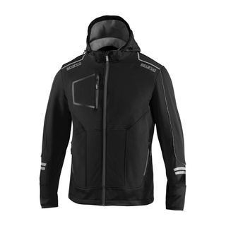 Sparco Italy TECH Mens softshell jacket black