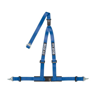 Sparco Italy CLUB H-3M DUAL 3-points Safety Harness blue (ECE) 