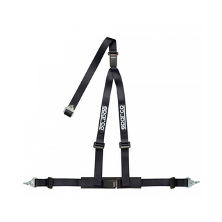 Sparco Italy CLUB H-3M DUAL 3-points Safety Harness black (ECE)