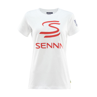 2025 Ayrton Senna F1 Collection Ladies Legacy Logo T-Shirt