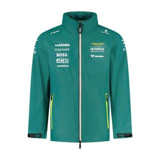 2025 Aston Martin Aramco F1 Mens Team Rain Jacket