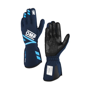 Guantes OMP One EVO FX azul marino (FIA)