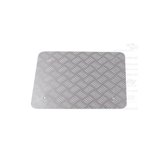 Reposapiés para pilotos OMP – color plata