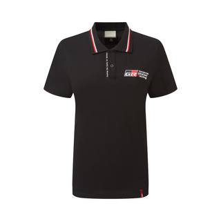Polo mujer GR Logo Toyota Gazoo Racing 2026 negro