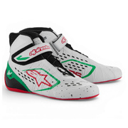 Botas Alpinestars Tech-1 KX V3 blancas/verdes (FIA)