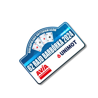 Autocollant commémoratif grand Barbórka Rally 2024
