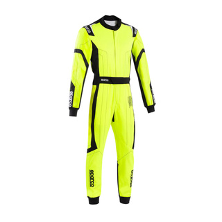 Traje de karting Sparco THUNDER amarillo (FIA) para niños