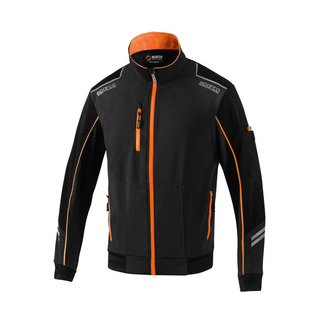 Chaqueta para mecánicos Sparco Tech negra/naranja