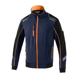 Chaqueta Sparco Tech azul marino/naranja