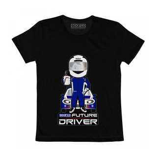 Camiseta infantil Sparco Future Driver negro