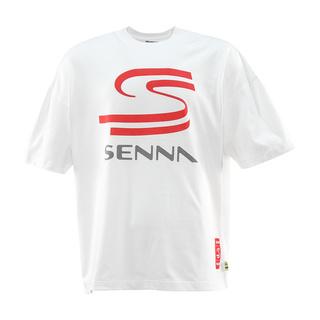 Camiseta Double S Oversize Ayrton Senna F1 2025 para hombre 