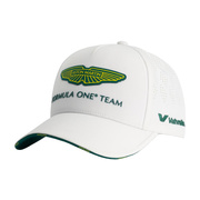 Gorra de béisbol para hombre Team Aston Martin F1 2025 blanco