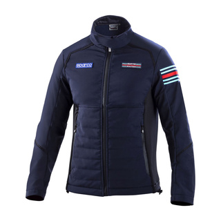 Chaqueta softshell Sparco Martini Racing azul marino
