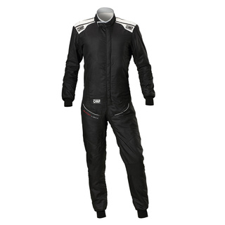 Traje de carreras OMP TECNICA SUPERLIGHT negro (FIA)