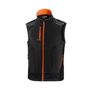 Chaleco Sparco Tech negro/naranja