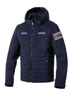 Chaqueta de invierno Sparco Martini Racing azul marino
