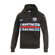 Sudadera con capucha Sparco Martini Racing negra