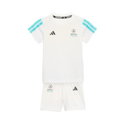 Conjunto bebé Mercedes AMG F1 DNA Shortsleeve 2026 blanco