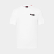 Camiseta Porsche Motorsport 2025 blanca con logo hombre