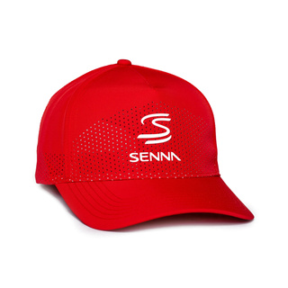 Gorra Ayrton Senna Collection Leisure 2026 roja