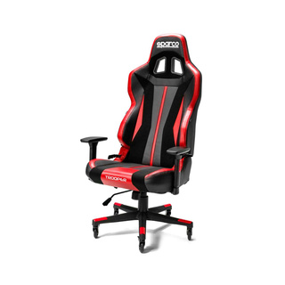 Silla de oficina Sparco Trooper negro/rojo