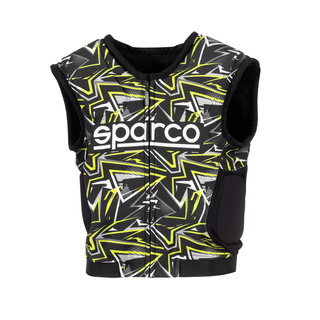 Protector de costillas Sparco SJ PRO K-3 MY25 negro-amarillo