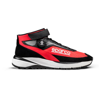 Botas de mecánico Sparco CHRONO negro-rojo (FIA)