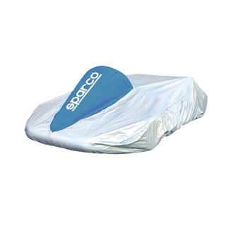 Funda Sparco plateada/azul