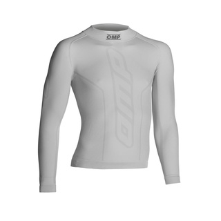 Camiseta interior de cuello alto OMP KS MY24 blanca