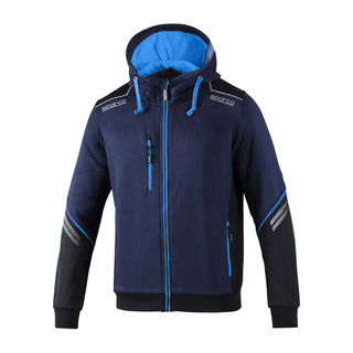 Sudadera con cremallera Sparco Tech azul marino
