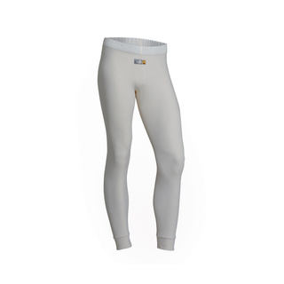 Pantalón interior largo OMP First MY22 blanco (FIA)