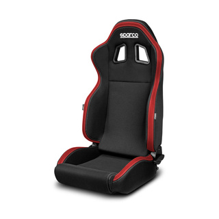 Asiento baquet Sparco R100 MY22 negro/rojo