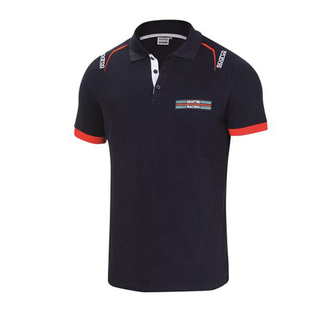 Polo Sparco Martini Logo azul marino