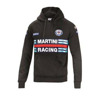 Sudadera con capucha Sparco Martini Racing negra