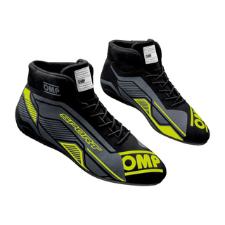 Botas OMP Sport MY22 negras/amarillas (FIA)