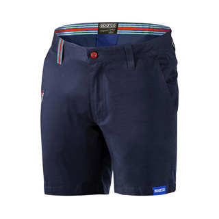 Pantalones cortos Sparco Martini Racing azul marino