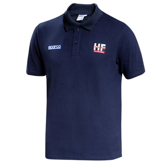 Polo Sparco Lancia HF Squadra Corse Lunetta azul marino