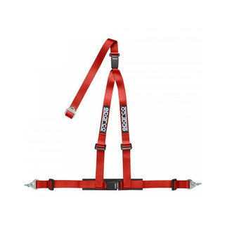 Arnés de 3 puntos Sparco Club H-3M Dual rojo (ECE)