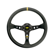 Volante OMP Corsica negro/amarillo cuero